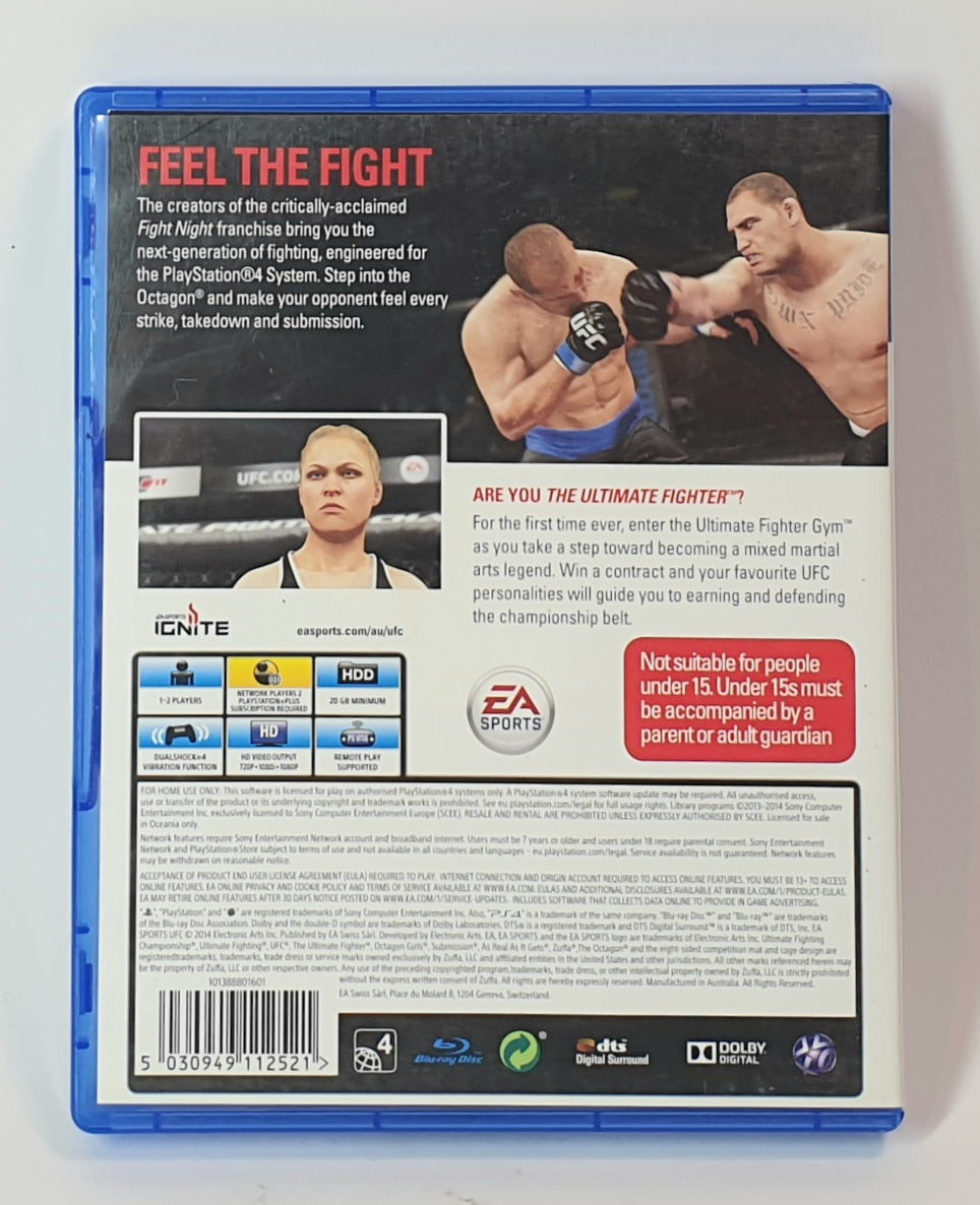 PS4 UFC EA SPORT