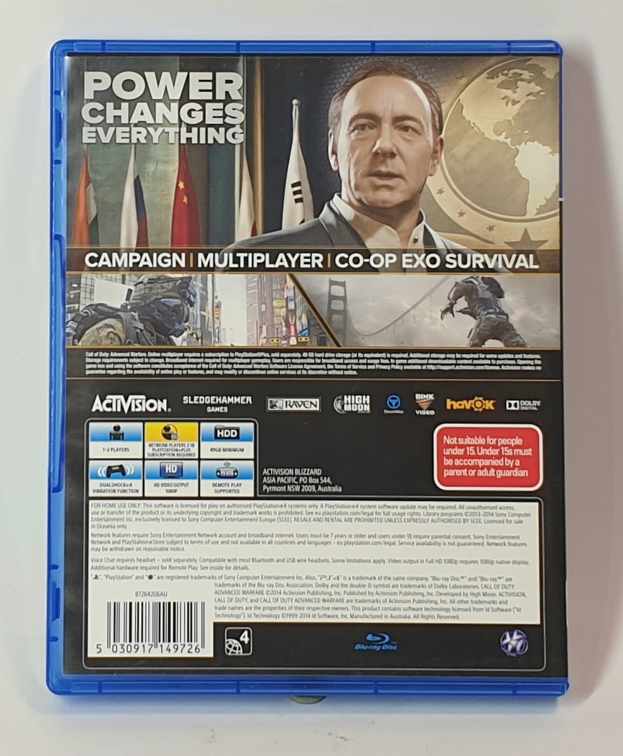 PS4 CALL OF DUTY ADVANCES
