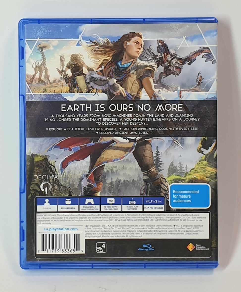 PS4 HORIZON ZERO DAWN