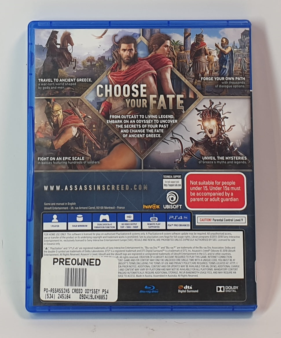 PS4 ASSASSINS CREED ODYSSEY