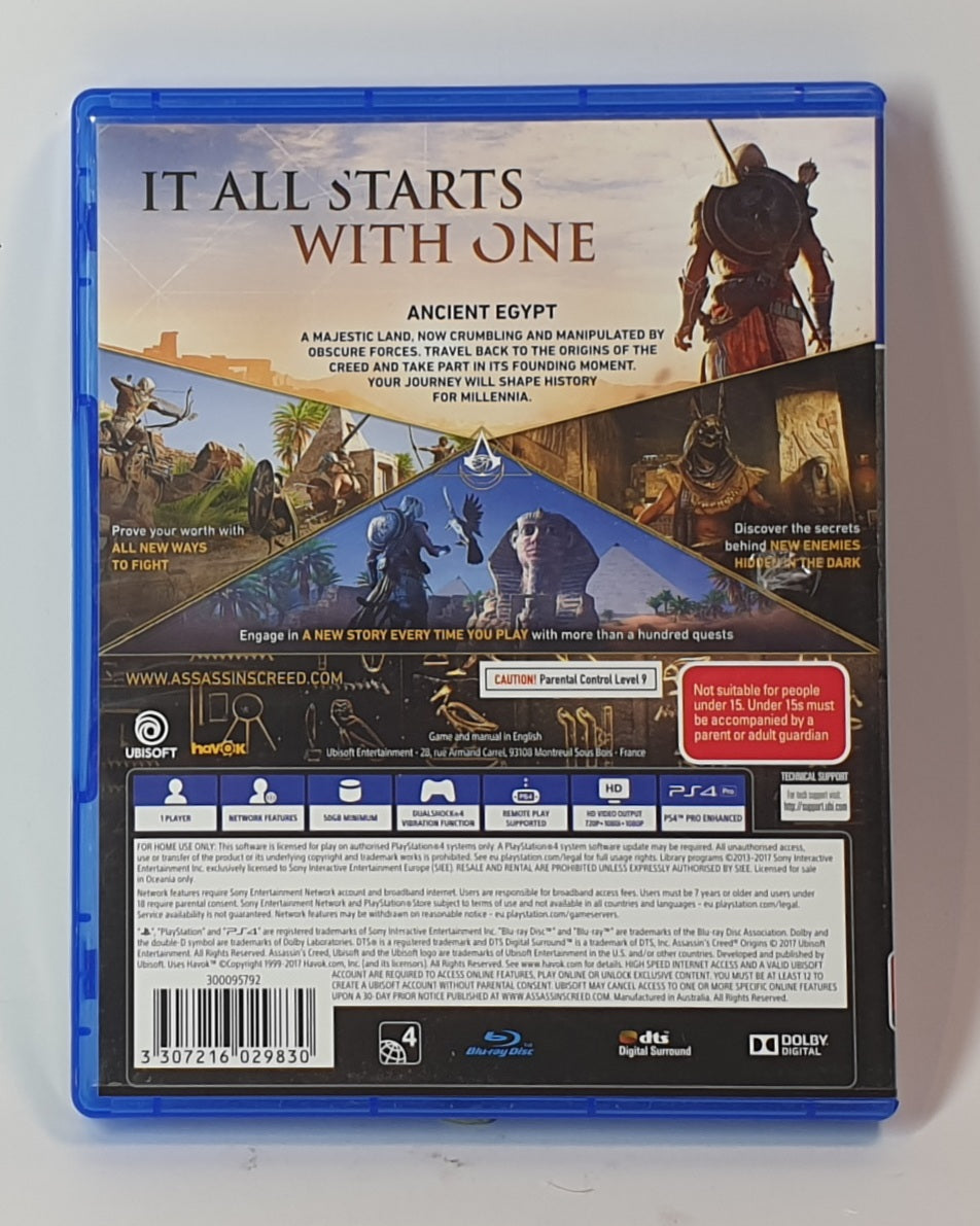 PS4 ASSSASSIN CREED ORIGINS