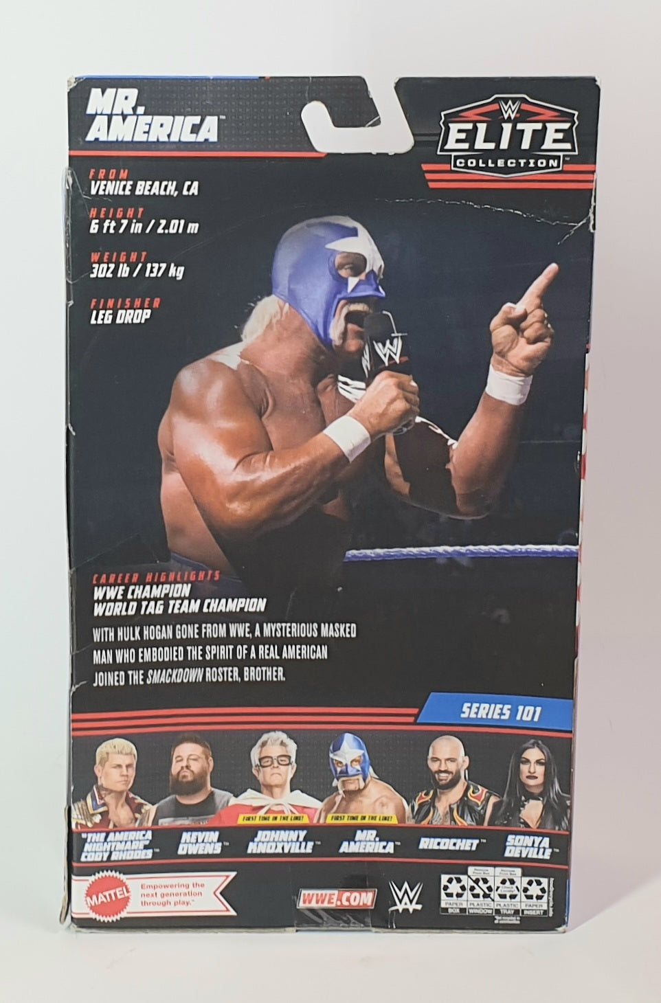 WWE - MR AMERICA FIGURINE - COLLECTIBLE