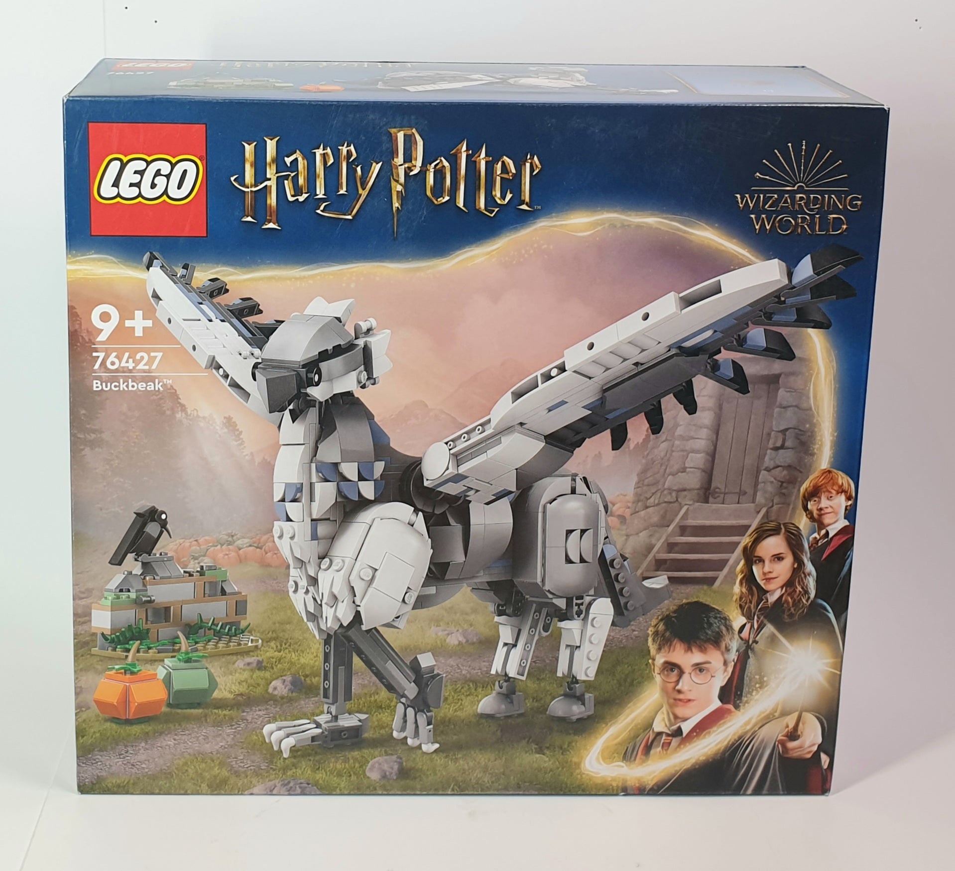 LEGO Harry Potter Buckbeak set packaging on a white background