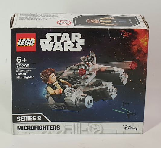 LEGO Star Wars Millennium Falcon Microfighter set packaging on a white background
