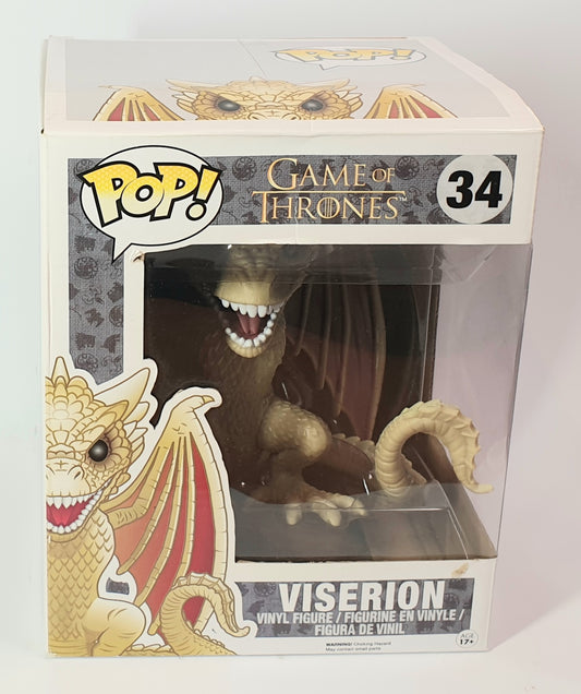 Funko Pop! vinyl figure of Viserion from Game of Thrones in packaging