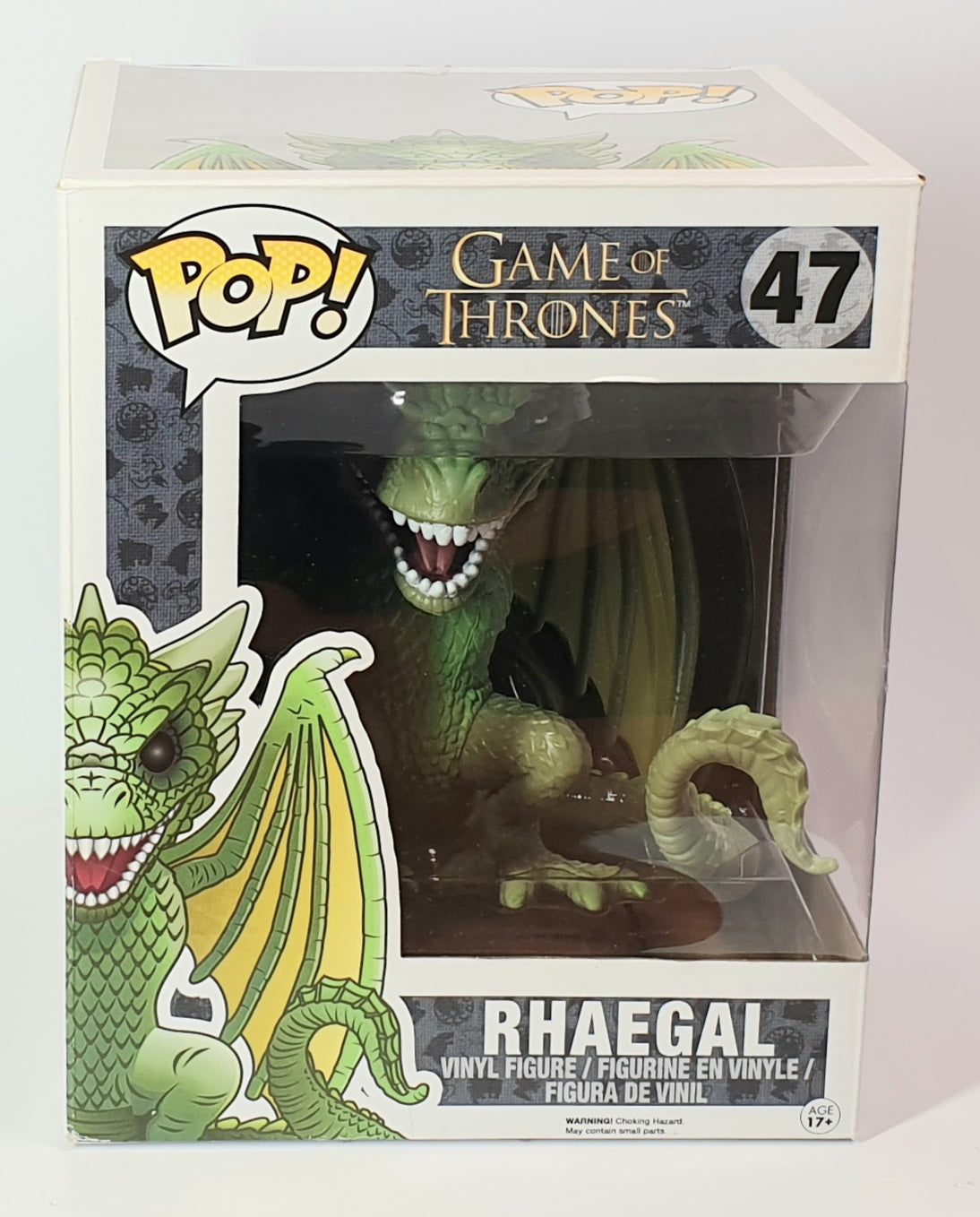 Funko Pop! Game of Thrones Rhaegal vinyl figure in packaging