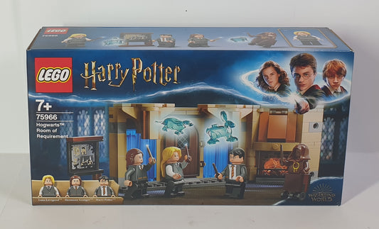 LEGO Harry Potter set packaging with characters and magical elements on a white background