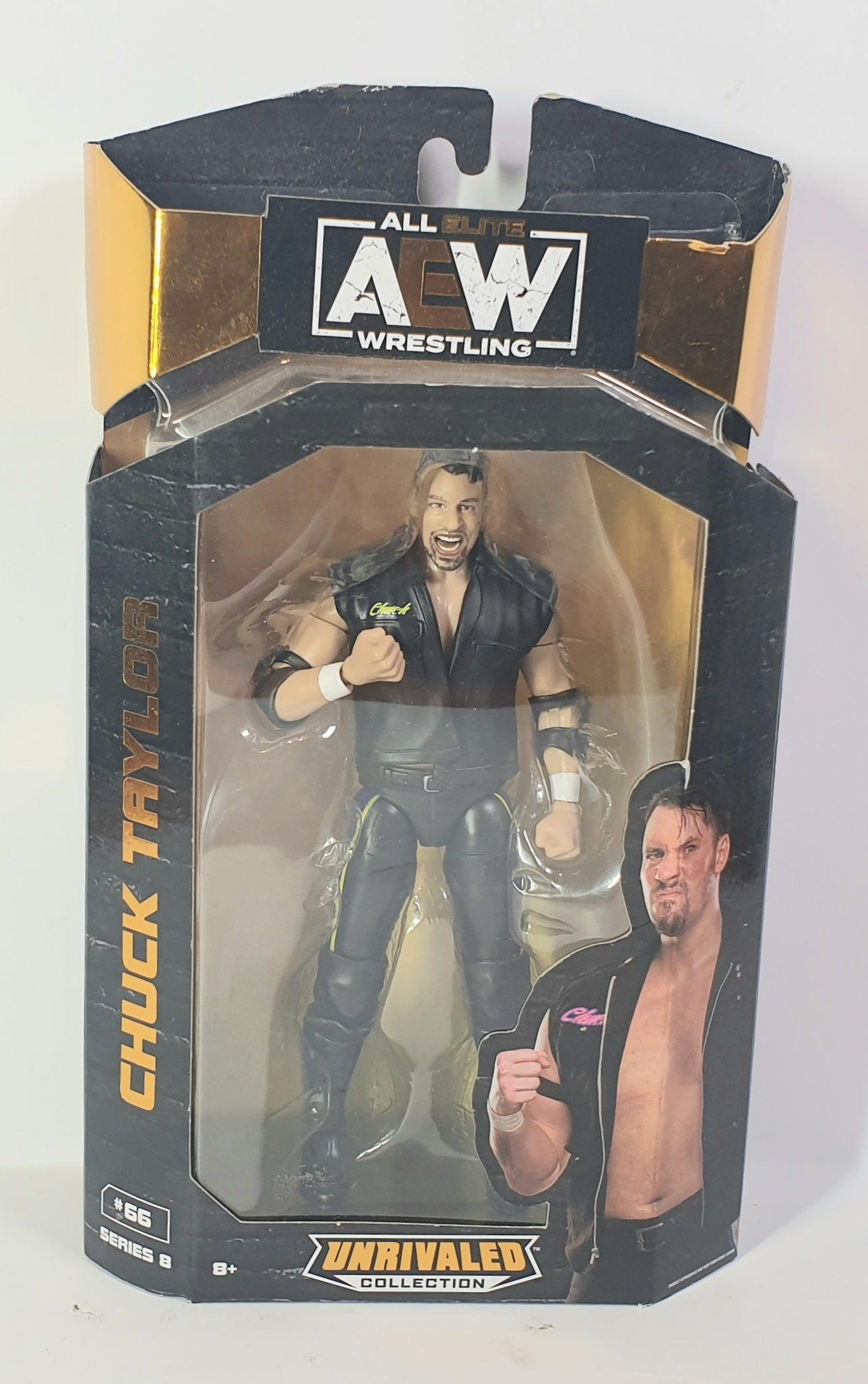 AEW WRESTLING FIGURINE CHUCK TAYLOR