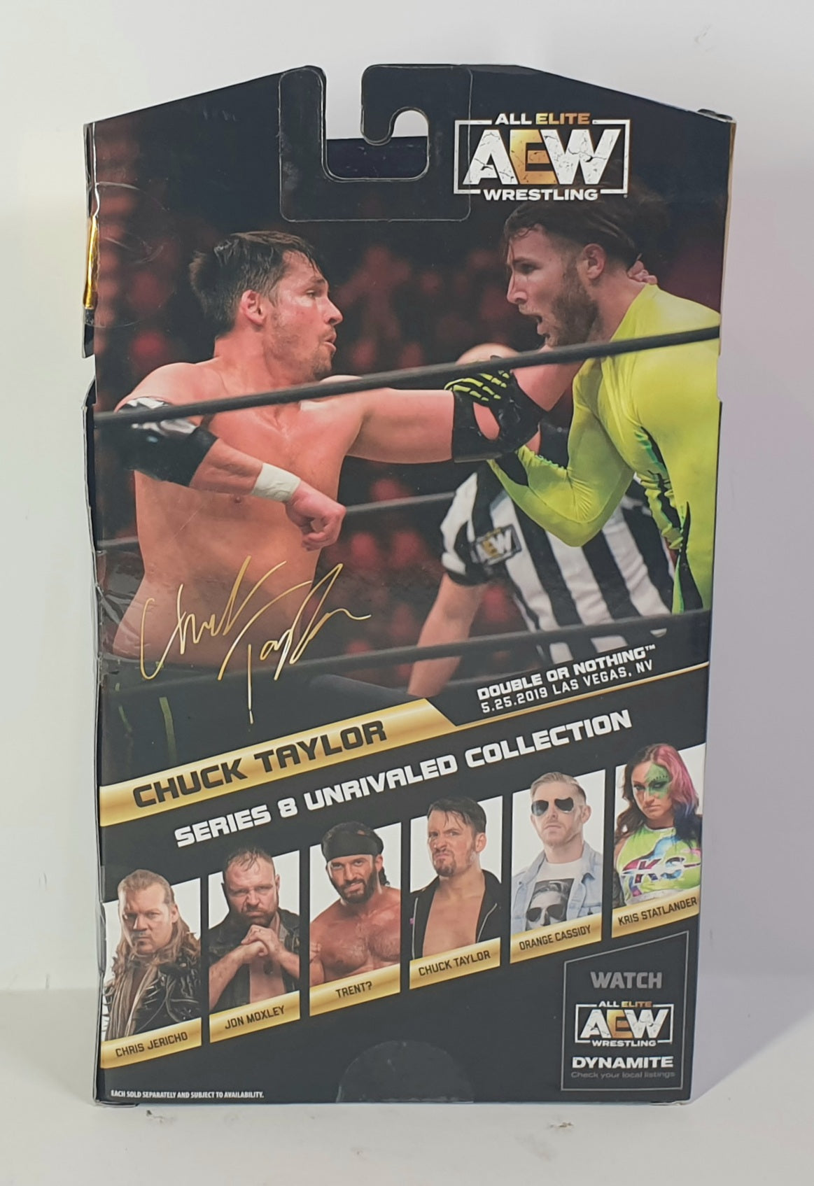 AEW WRESTLING FIGURINE CHUCK TAYLOR