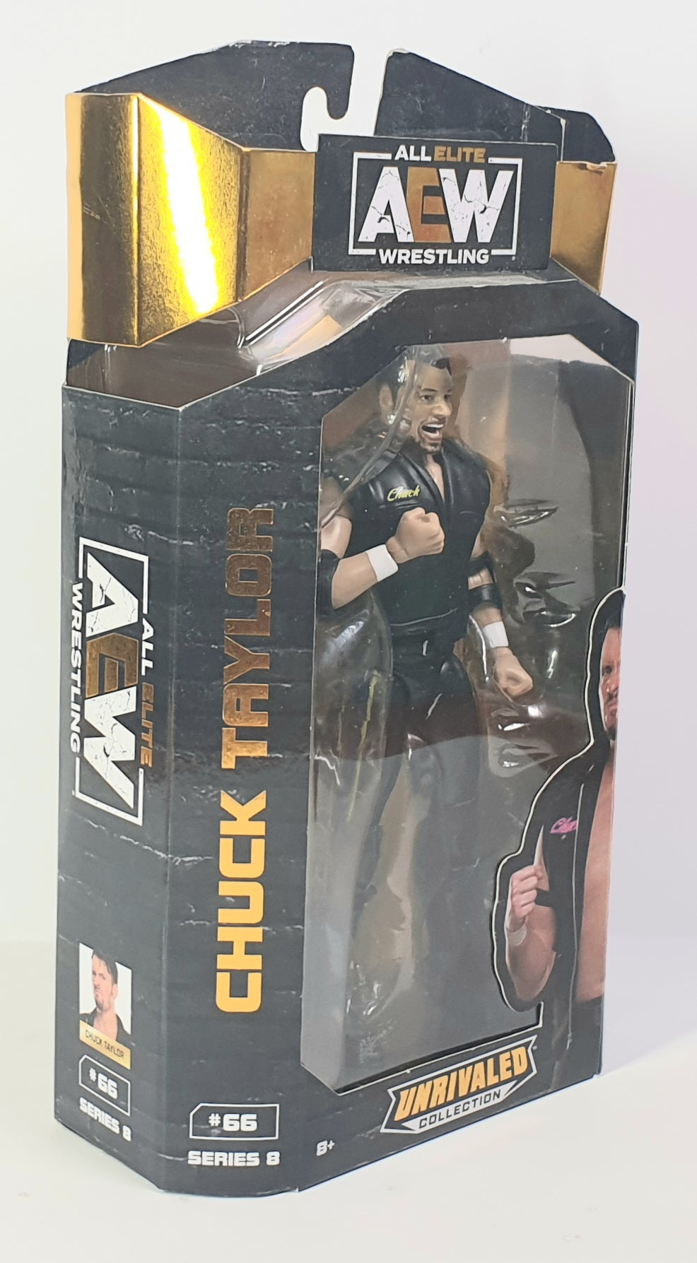 AEW WRESTLING FIGURINE CHUCK TAYLOR