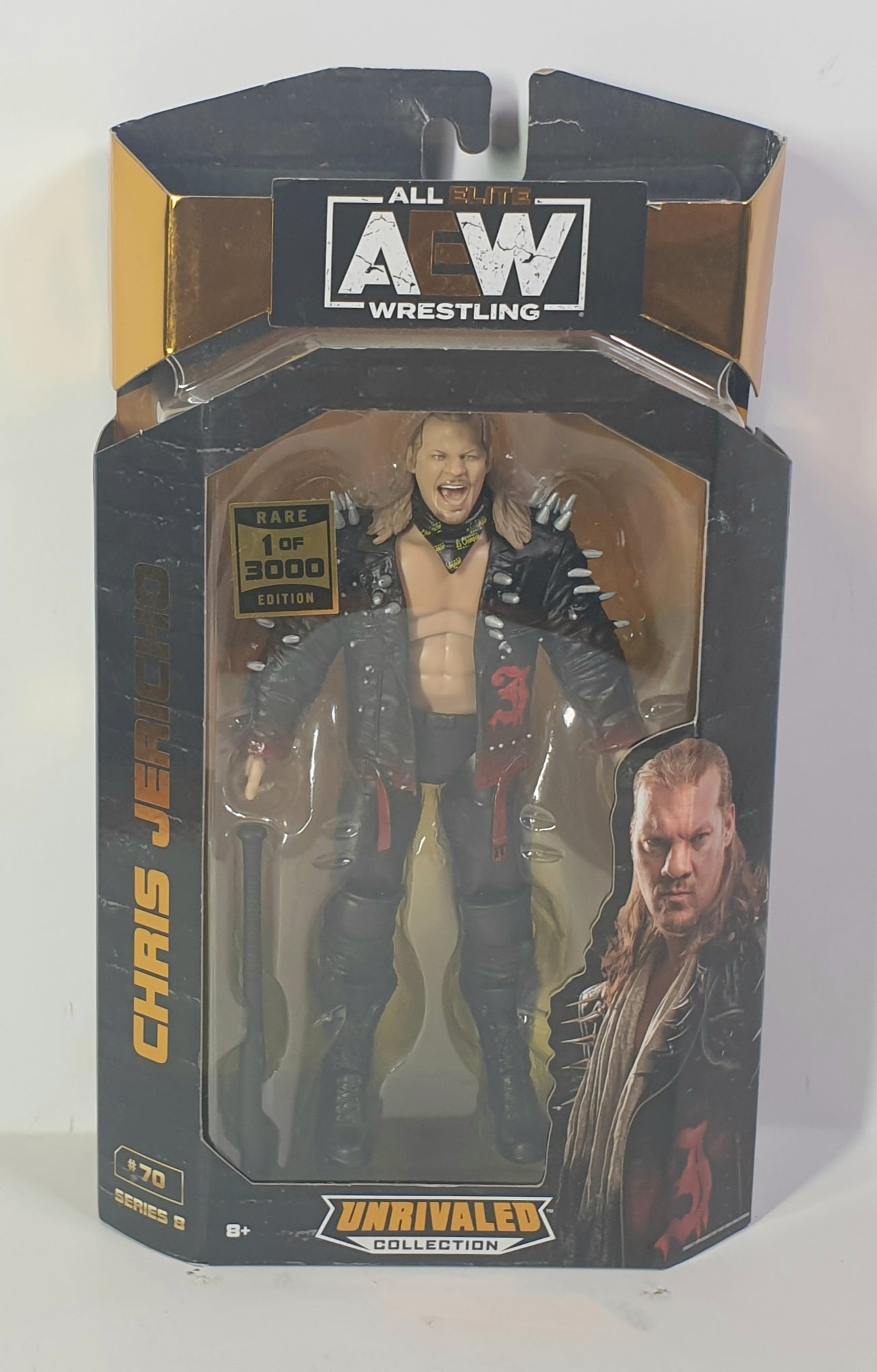 Wrestling action figure in packaging with 'All Pro Wrestling' branding